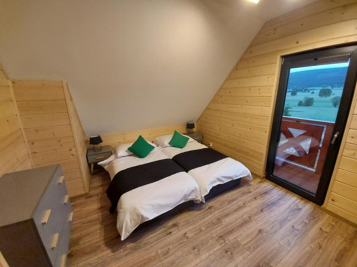 Osada Orlica Klimatyczne Domki Z Widokiem Na Gory I Termalnym Spa Sauna Jacuzzi 4 Km Od Zieleniec Ski Arena Lasowka Luaran gambar