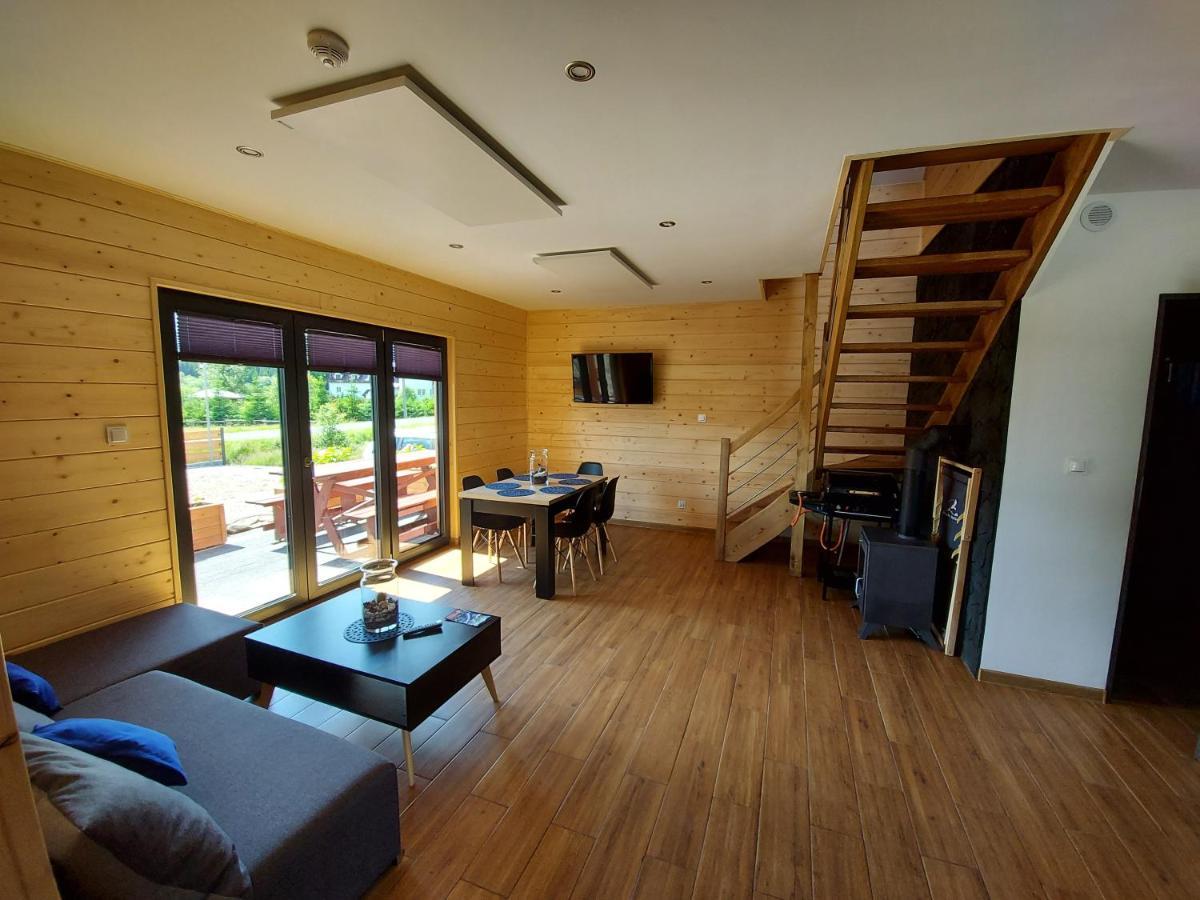 Osada Orlica Klimatyczne Domki Z Widokiem Na Gory I Termalnym Spa Sauna Jacuzzi 4 Km Od Zieleniec Ski Arena Lasowka Luaran gambar